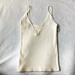 NWT Cream tank top